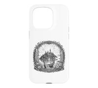 Avalon Mystical Island Arthurian Legend Sacred Line Art Case for iPhone 15 Pro