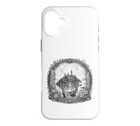 Avalon Mystical Island Arthurian Legend Sacred Line Art Case for iPhone 16 Plus