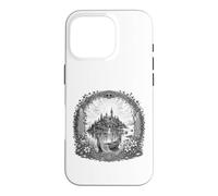 Avalon Mystical Island Arthurian Legend Sacred Line Art Case for iPhone 16 Pro