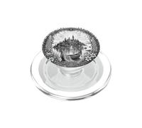 Avalon Mystical Island Arthurian Legend Sacred Line Art PopSockets PopGrip for MagSafe