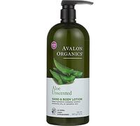 Avalon Organics Hand and Body Lotion, Aloe Unscented - 32 oz