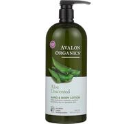 Avalon Organics Hand and Body Lotion, Aloe Unscented - 32 oz