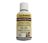 Avalon Pet Products Clearit Ear Powder Fast Acting Stops Discomfort, Head Shaking, Wax, Gunk & Ear Odour Super Effective 20g