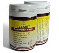 Avalon Pet Products Clearit Traditional Ear Powder Fast Acting Super Effective (Large 50g Pot) Stops Discomfort, Head Shaking, Wax, Gunk & Ear Odour (50G)