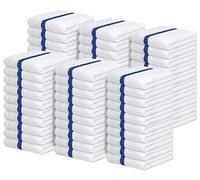 Avalon Towels Terry Bar Mop Towels (Value Pack of 60) Size 16"x19" - Absorbent and Durable, Multipurpose Cleaning Rags, Cotton Cleaning Cloths, Terry Cloth Rags, Reusable Shop Rag
