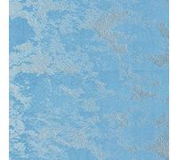Avalon Vintage Velvet Fabric Material - MID Blue, 1Mtr - 150cm x 100cm