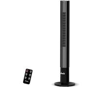 Avamia 43" Tower Fan, 85° Oscillating Bladeless Fans, Standing Fan with Touch LED Display, Ac Fans with 12H Timer, Remote, 3 Speeds 3 Modes Max 26ft/s, Cooling Quiet Floor Fans for Home Office Bedroom