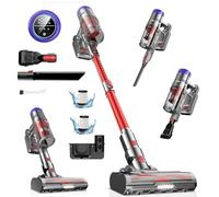 Avamia Cordless Vacuum Cleaner, Up to 55Mins Runtime, Stick Vacuum Cleaner Cordless with LED Screen, 6-in-1 Lightweight Vacuum with Anti-Tangle Brush for Hard Floor Carpet Pet Hair