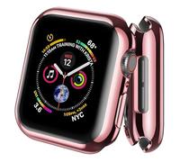 AVANA Case for Apple Watch 6/5/4/SE Protective Case 44mm Screen Protector Silicone TPU iWatch 360° Cover Protection Slim Fit Case Allround - Rose