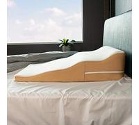 Avana Contoured Bed Wedge Memory Foam Support Pillow with Cooling Tencel Cover for Side Sleepers
