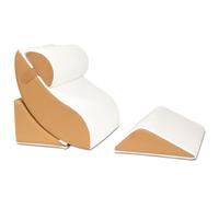 Avana Orthopedic Support Wedge Pillow Comfort System, Memory Foam, Cloud/Camel, Original