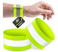 AVANA Reflective Band Reflective Safety Band Reflector Elastic Bracelet Safety Jogging Bicycle Children Reflective Band (Set of 2)