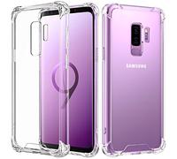AVANA TPU and PC Transparent Case with Extra Edge Bumper Protection Case for Samsung Galaxy S9 Plus