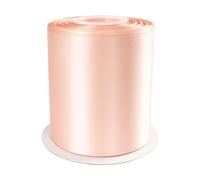 AVANAVA 100mm Wide Ribbon Double Face Satin Ribbon - 22 Meters (203-Coral Pink)