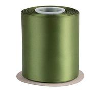 AVANAVA 100mm Wide Ribbon Double Face Satin Ribbon - 22 Meters (570-Moss)