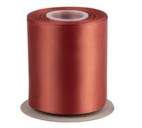 AVANAVA 100mm Wide Ribbon Double Face Satin Ribbon - 22 Meters (780-Cinnamon Stick)