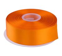 AVANAVA 38mm Wide Double Face Satin Ribbon - 45 Meters (668-Orange Peel)