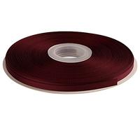 AVANAVA 6mm Wide Grosgrain Ribbon - 45 Meters, Ideal for Gift Wrapping, Hair Bows, Home Decor, Flower Arrangement (277-Burgundy)