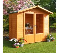 Avance 4' 10" x 6' 8" Apex Summerhouse - Premium Dip Treated Shiplap
