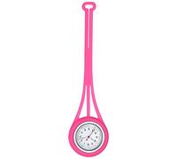 Avaner Silicone Nurse Watch, Luminous Hands Watch, Stethoscope Lapel Watch, Hanging Fob Watch with Pulsometer Scale for Nurses Doctors