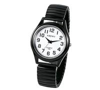 Avaner Stretch Band Couple Bangle Wristwatch Big Number Analog Quartz Ultrathin Elastic Strap Watches