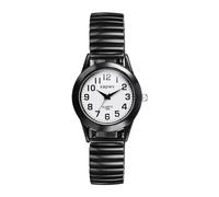 Avaner Stretch Band Couple Bangle Wristwatch Big Number Analog Quartz Ultrathin Elastic Strap Watches