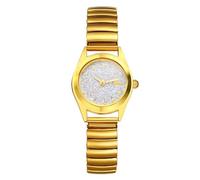 Avaner Women's Elastic Strap Watches: Stretch Band Easy Reader Gold Bangle Quartz Wristwatch