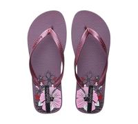 AVANISE Flip Flop Women Women Slippers Beach Summer Flip Flops Fashion Ladies Home Female Slides-Pvc Purple Flower-6