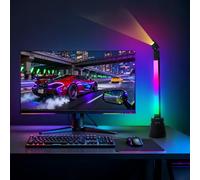 AVANLO LED Light Bar, Smart RGB Sound Reactive Lightbar with Bluetooth Speaker, Music Sync and Multiple Scene Modes, 360 ° Rotation Mood Gaming Lights LED TV Backlight for Room Decoration