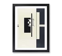 Avant Garde By El Lissitzky Classic Painting Framed Print | A3 Black Framed Wall Art | Ready to Hang | Classic Historical Picture | Living Room Bedroom Lounge Office