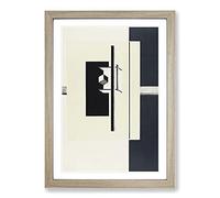 Avant Garde by El Lissitzky Framed Print | A2 Oak Framed Wall Art | Ready to Hang | Modern Nature Picture | Living Room Bedroom Lounge Office