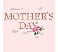 Avant Garde Modern Mother's Day Card With Love - 8 x 6 inches