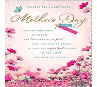 Avant Garde Sentimental Mother's Day Card - 10 x 7 inches