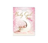 Avant Garde Studios Baby Card Baby Girl - 8 x 6 inches