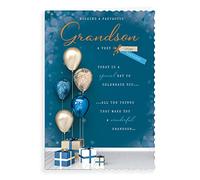 Avant Garde Studios Birthday Card Grandson - 9 x 6 inches