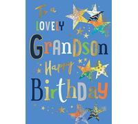 Avant Garde Studios Birthday Card Grandson - 9 x 6 inches