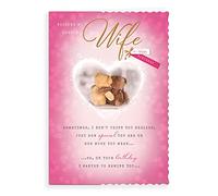 Avant Garde Studios Birthday Card Wife - 9 x 6 inches