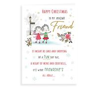 Avant Garde Studios Character Christmas Card Friend - 9 x 6 inches