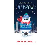 Avant Garde Studios Character Christmas Card Money Wallet, Nephew, Skate bear - Regal Publishing