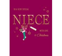 Avant Garde Studios Classic Christmas Card, Special Niece, Rose - 8 x 6 inches - Piccadilly Greetings