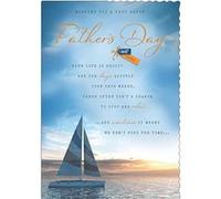 Father's Day Card, Wishing You a Very Happy Father's Day with Love - 10 x 7 inches - Avant Garde Studios