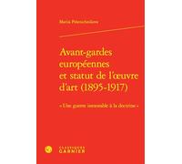 Avant-Gardes Europeennes Et Statut de l'Oeuvre d'Art (1895-1917): Une Guerre Inexorable a la Doctrine