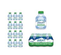 Avant Natural Mineral Water, High pH, Low Sodium, 100% Recyclable Bottles, 200ml, Pack of 12