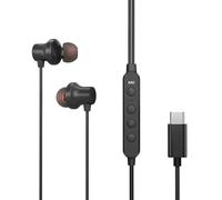 Avantalk Hush C30 - USB C Wired Earbuds with Microphone, ANC in-Ear Earphones Headphones with Volume Control, Compatible with Type C Smartphones
