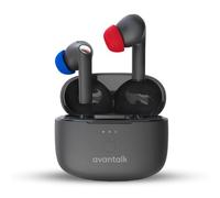 Avantalk Infinity NC - Future-Proof Auracast, LE Audio & Bluetooth Earbuds with aptX Adaptive, Low-Latency Audio, ANC, Custom EQ App & Clear Voice Calls, Black