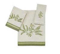 Avanti Linens - 3pc Towel Set, Soft & Absorbent Cotton (Greenwood Collection, Ivory)