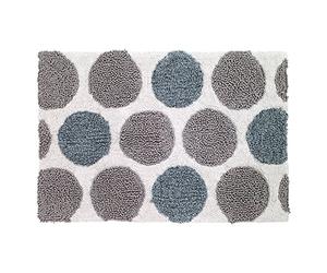 Avanti Linens - Bath Mat, Cotton Bath Rug, Decorative Bathroom Accessories (Dotted Circles Collection, 20" x 30")