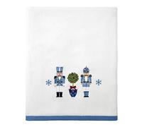 Avanti Linens - Bath Towel, Soft & Absorbent Cotton, Holiday Home Decor (Nutcracker Trellis Collection)