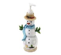 Avanti Linens Coastal Snowman Collection, Resin, Multicolor, Lotion Pump