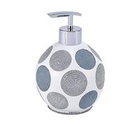 Avanti Linens Dotted Circles Collection, Ceramic, Multicolor, Soap Dispenser/Lotion Pump